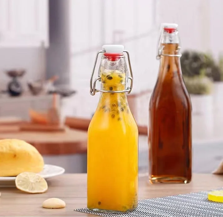 Фабрика производит оптовые пустые упаковки 100ml500ml750ml стеклянные бордовые бутылки