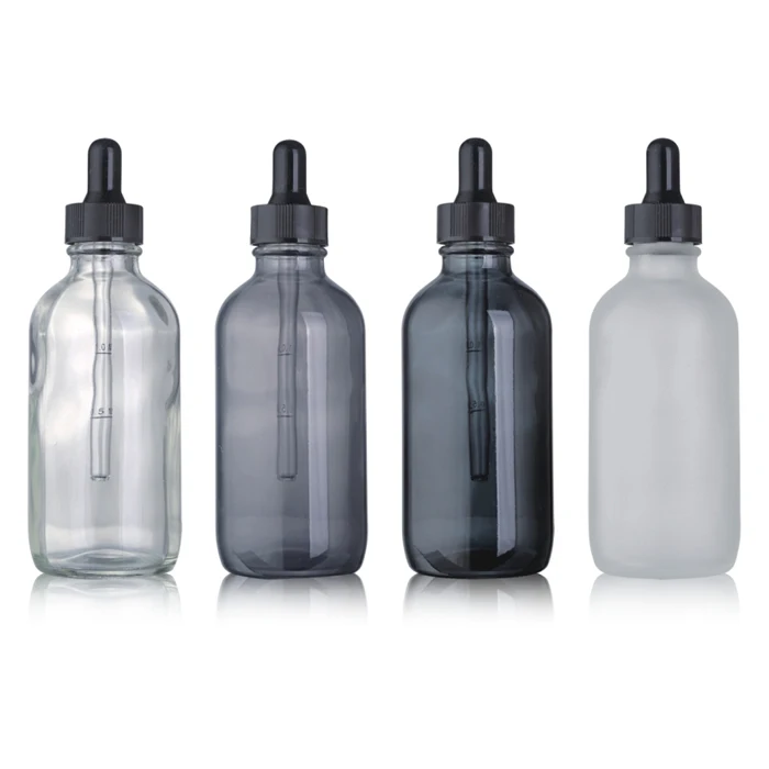 round empty amber 1 oz boston glass dropper bottle dropper bottle with gold cap