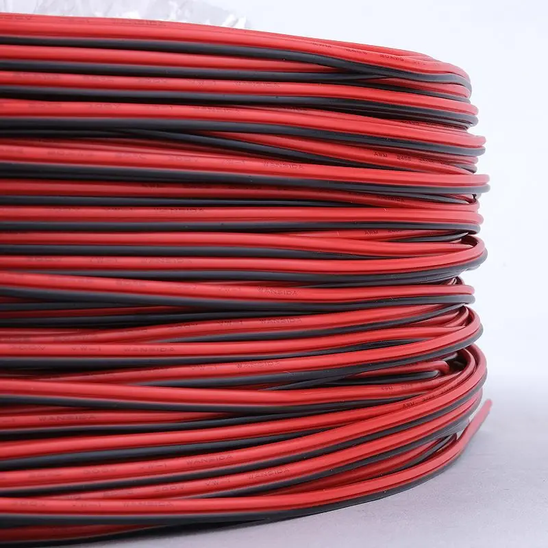 2pin power wires 20AWG 18awg 50M 100M per roll  Pixel LED Light accessory power cable