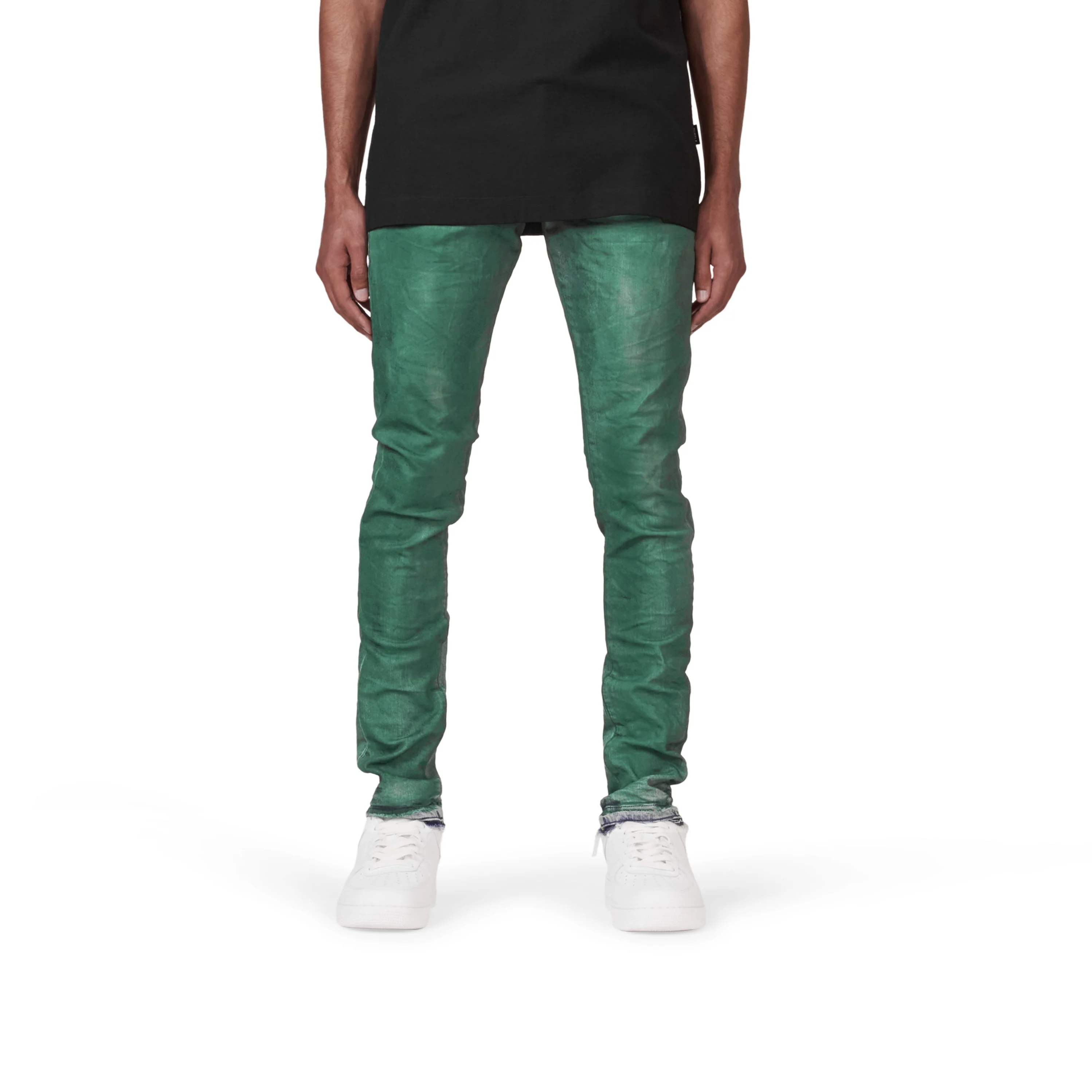 Custom Men Pants Purple Denim Pants Wholesale Breathable Skinny Fitting Streetwear Clothing Patch Denim Low Rise Skinny Jeans