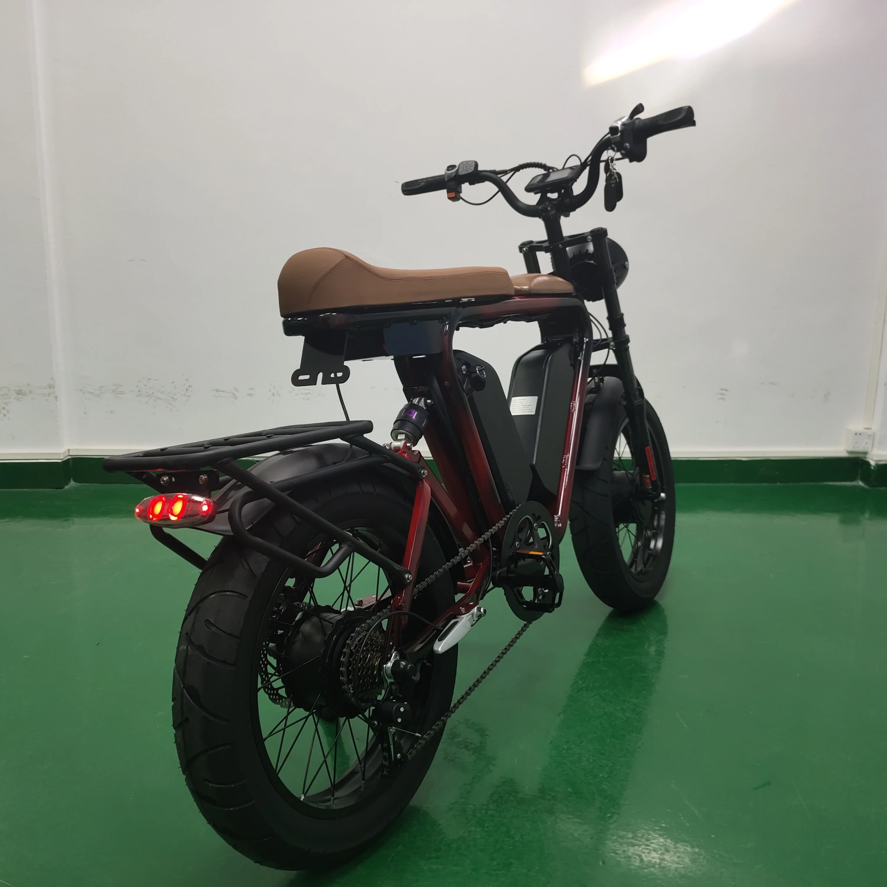 Dual Motor 20 Inch Fat Tire 48v1000w  48v 22ah*2  Dual Batteries  Electric Bike City Bike Electric Fat Bike