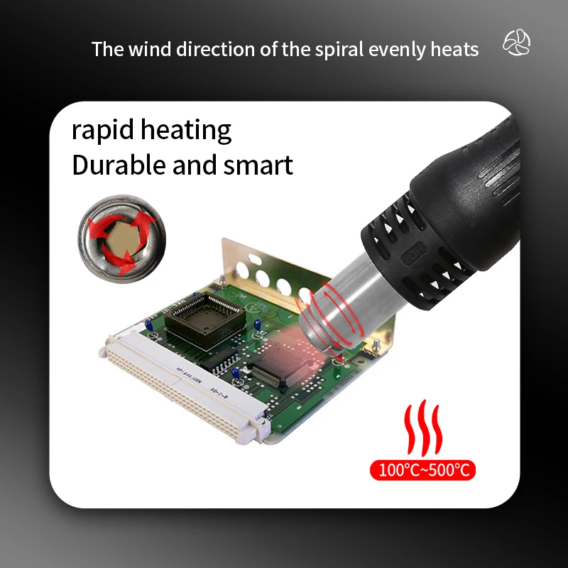 858D Digital Rework Soldering Station With Hot Air Gun estacao de retrabalho ar quente Hot Air Rework Desoldering Station