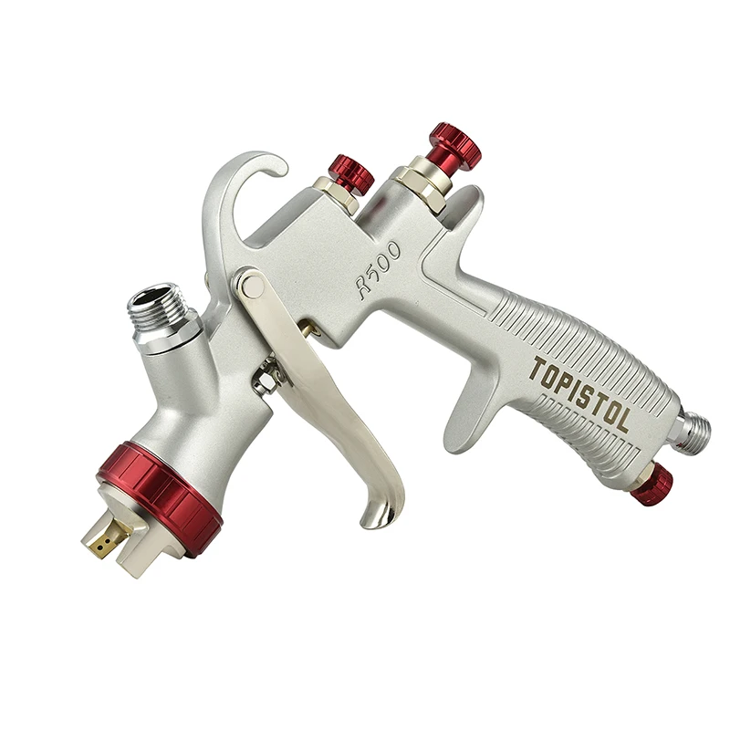 WZAUTO High Quality R500 HVLP Spray Gun For Cars 1.3/1.8mm Nozzle Forged auto paint gun body + anodizing