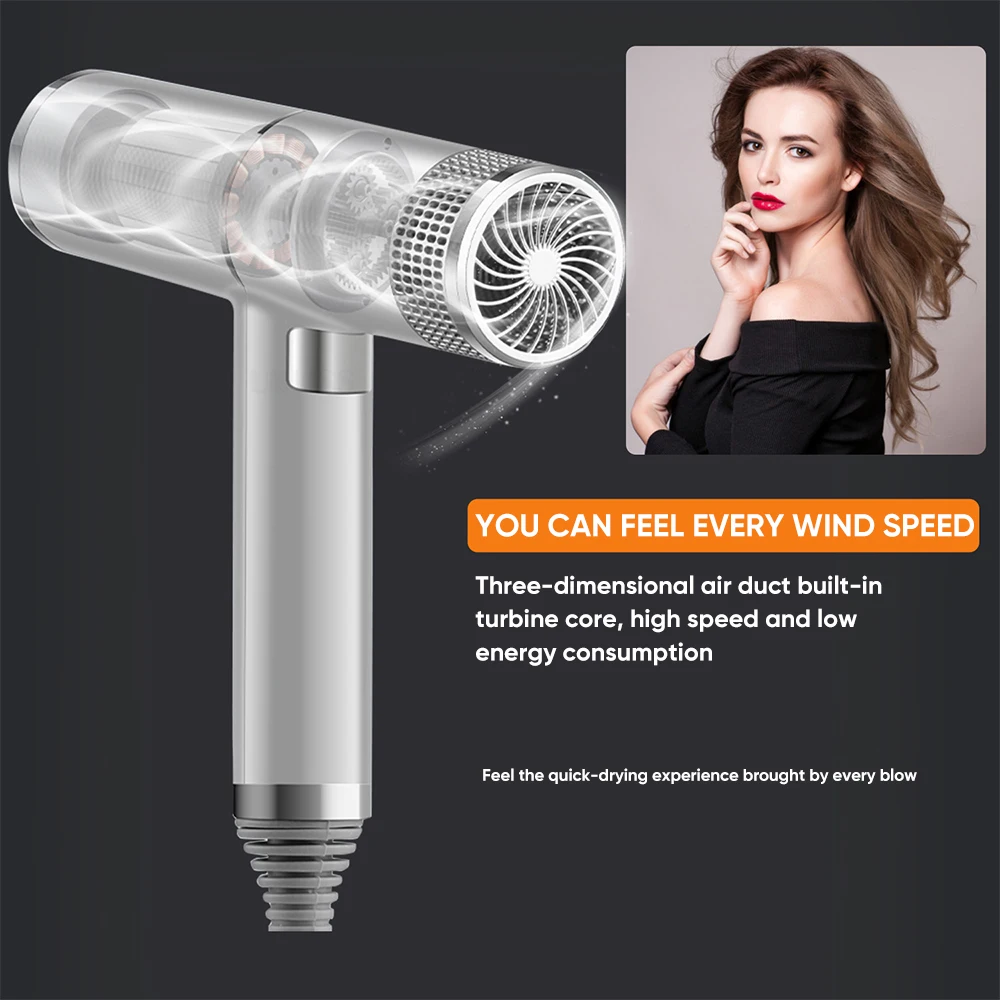 Hot Selling New 700W High Speed Powerful Hairdryer Low Noise Electric DC Motor Hair Dryer