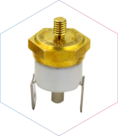 KH Wholesale Coffee Machine Thermostat Snap Action Bimetal Disc Temperature Controller High Limit Thermostat Control Relay Part