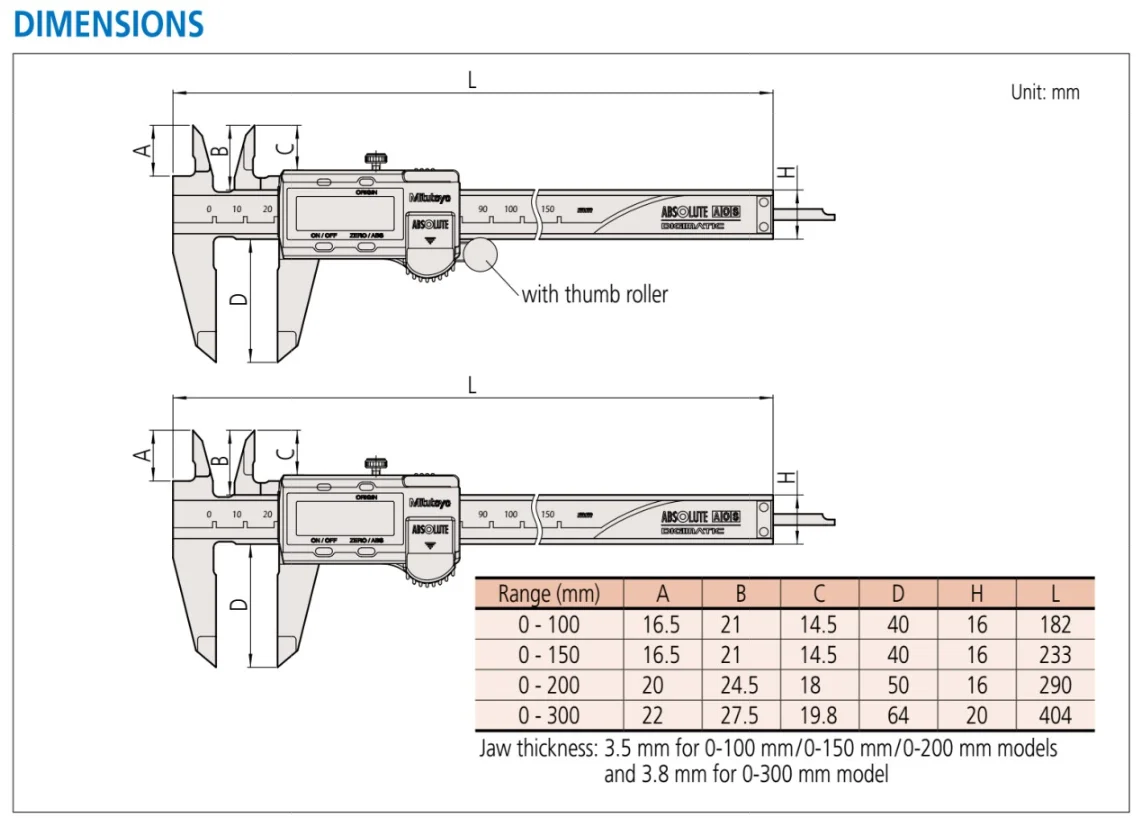Mitutoyo Accurate Measurement Digital Vernier Caliper 300mm For Sale