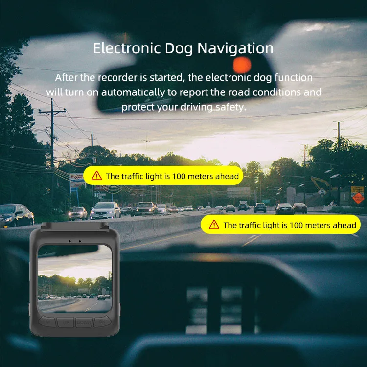 Cost-effective 1080P Dash Camera Speedcam 2 in 1 Speed Cam Voice Alert WIFI GPS Support Edog 1080P Car DVR Camera