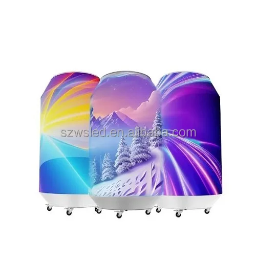 Deformable Curved Display Customized Indoor Regular LED Display Can Shape LED Screen