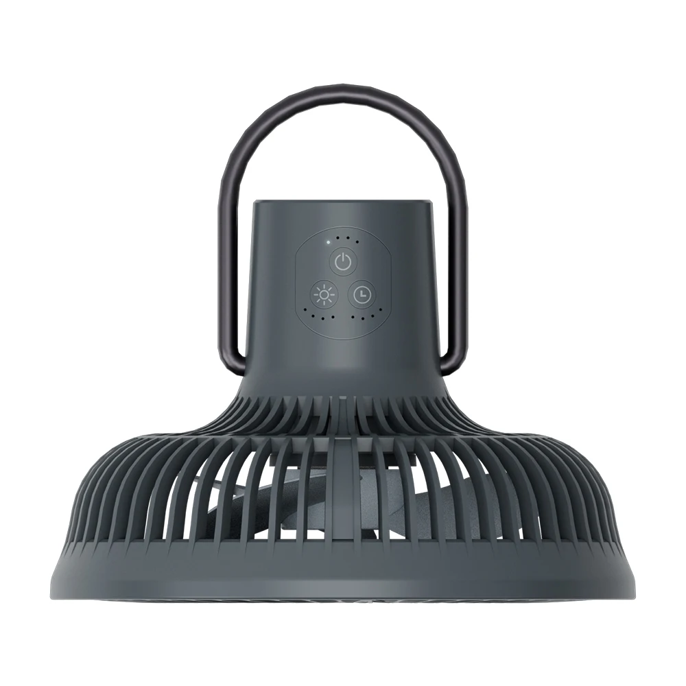 Hot Sale Model Camping Fan Rechargeable Desktop Portable Rechargeable Foldable Camping Fan With Light Fan