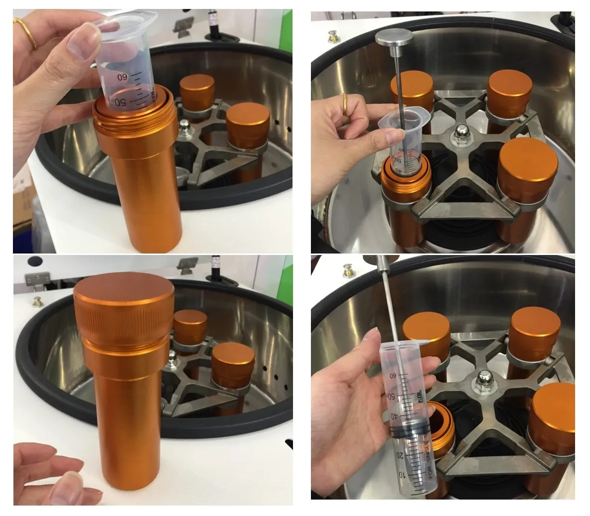 60/50ml Syringe bucket Platelet rich plasma transfer centrifuge fat Transfer low speed centrifuge TD4-ZF