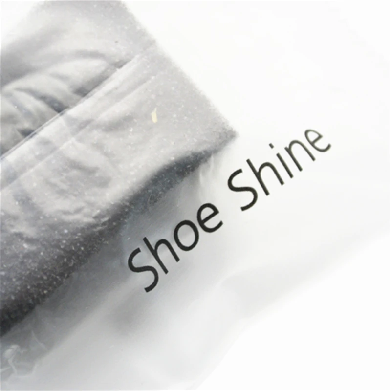 Shoe shine sponge in sachet polisher shiner hotel travel instant shoe polish sponge