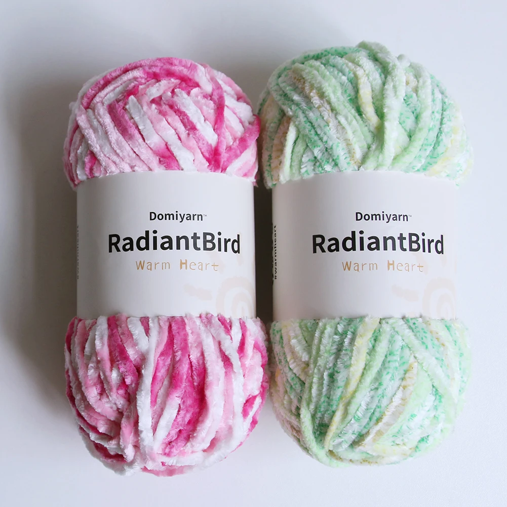 Best Selling Warm Soft 100g/87yd/80m yarn crochet Factory Wholesale chenille yarn