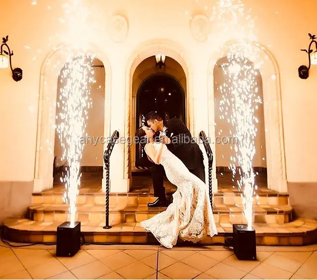 Cold Firework Machine Happiness Cold Fountain DMX Remote Control Wedding Stage Firework