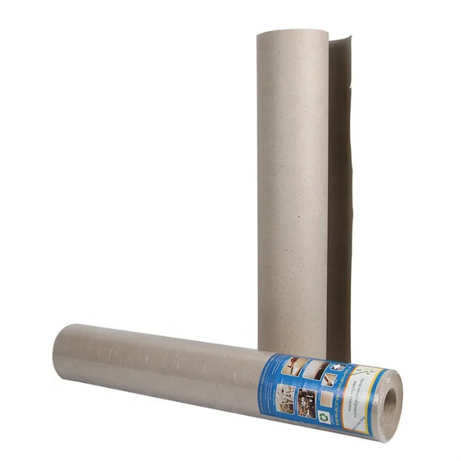 Hardwood floor protection paper, construction protection finished floor surface waterproof paper roll