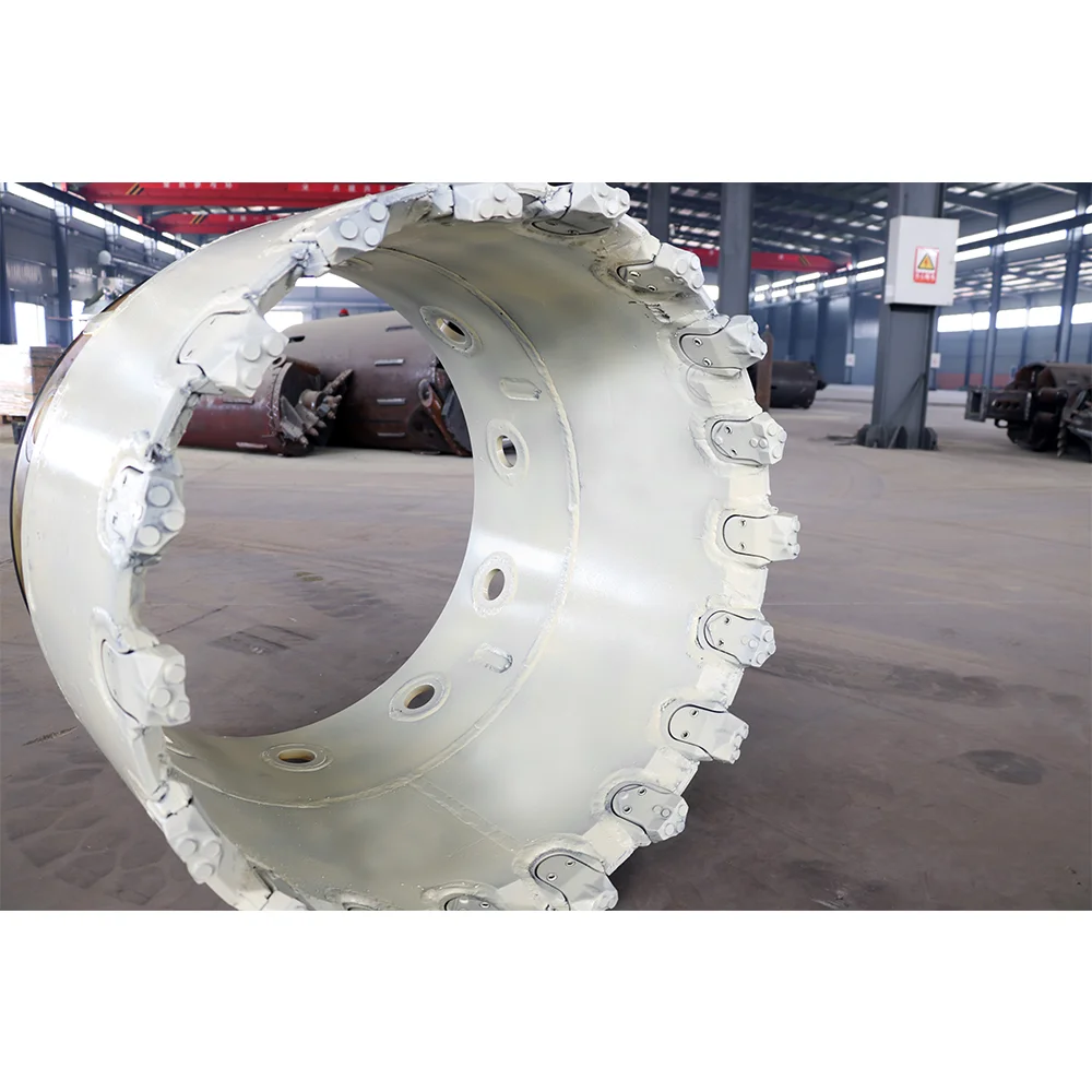 Construction Works Foundation Double Wall Casing Attachment Drilling Rig Actuated Casing Shoe Bit