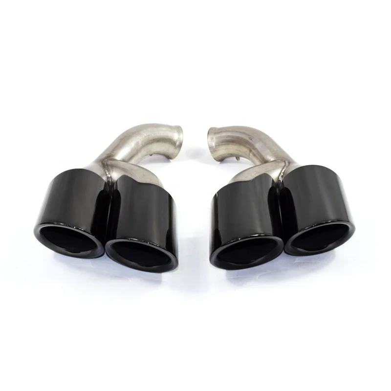 SYPES high quality GTS type exhaust muffler tip modified  for porsche 2015-17 years Cayenne original changed four tip