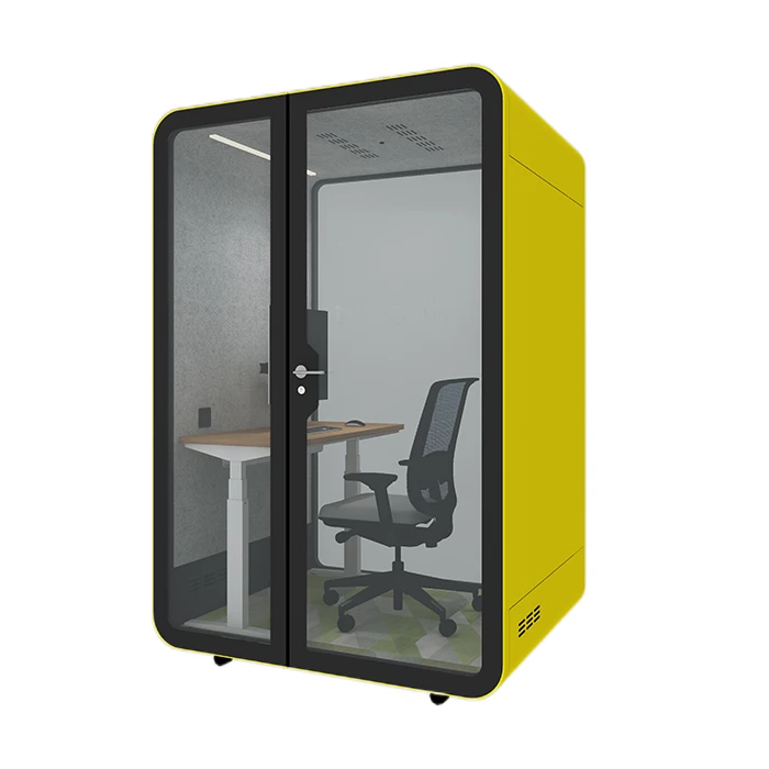 Multi-Functional Soundproof Office Work Station For Peaceful Working Soundproof Office Pods Soundproof Phone Booth