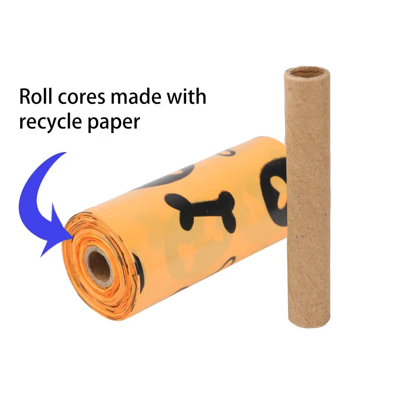 Rarewe Pet Waste Disposal 100% Biodegradable Dog Poop Bag EPI Material Eco-Friendly Dog Waste Bag Custom Logo Dog Poop Bag