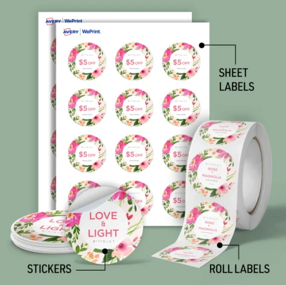 honey food drink  perfume bottle cheap packaging labels custom sticker