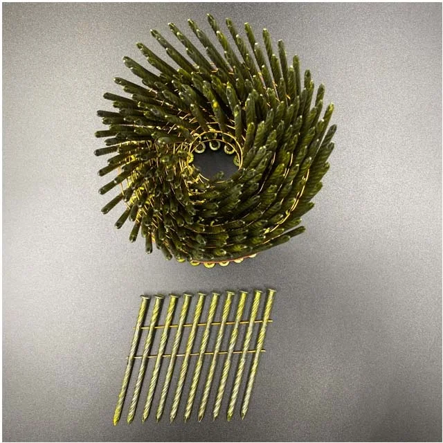 China factory 15 degree 2 inchx0.99 9000 pcs/ctn wire pallet coil nail smooth shank  for woodwork