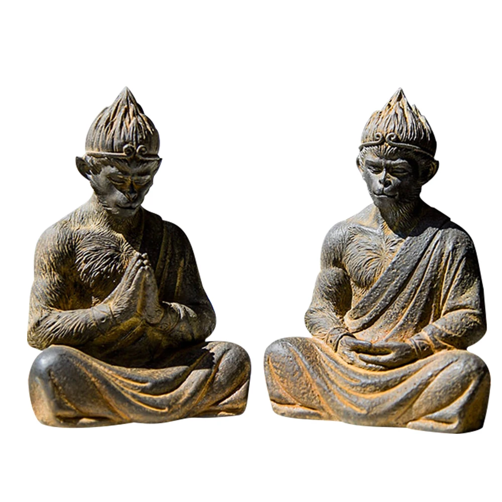 3D Printing Custom Wukong Buddha Decoration Home Living Room Decoration Porch Decoration Resin Crafts Model Boy Toy