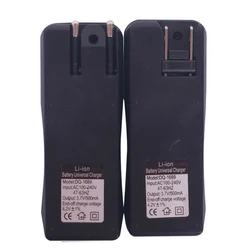 2 слота 18650 батарея зарядное устройство адаптер 3 7 V 500ma интеллигентая (ый) отключение питания IC разъема стандарта ЕС и США для аккумуляторной