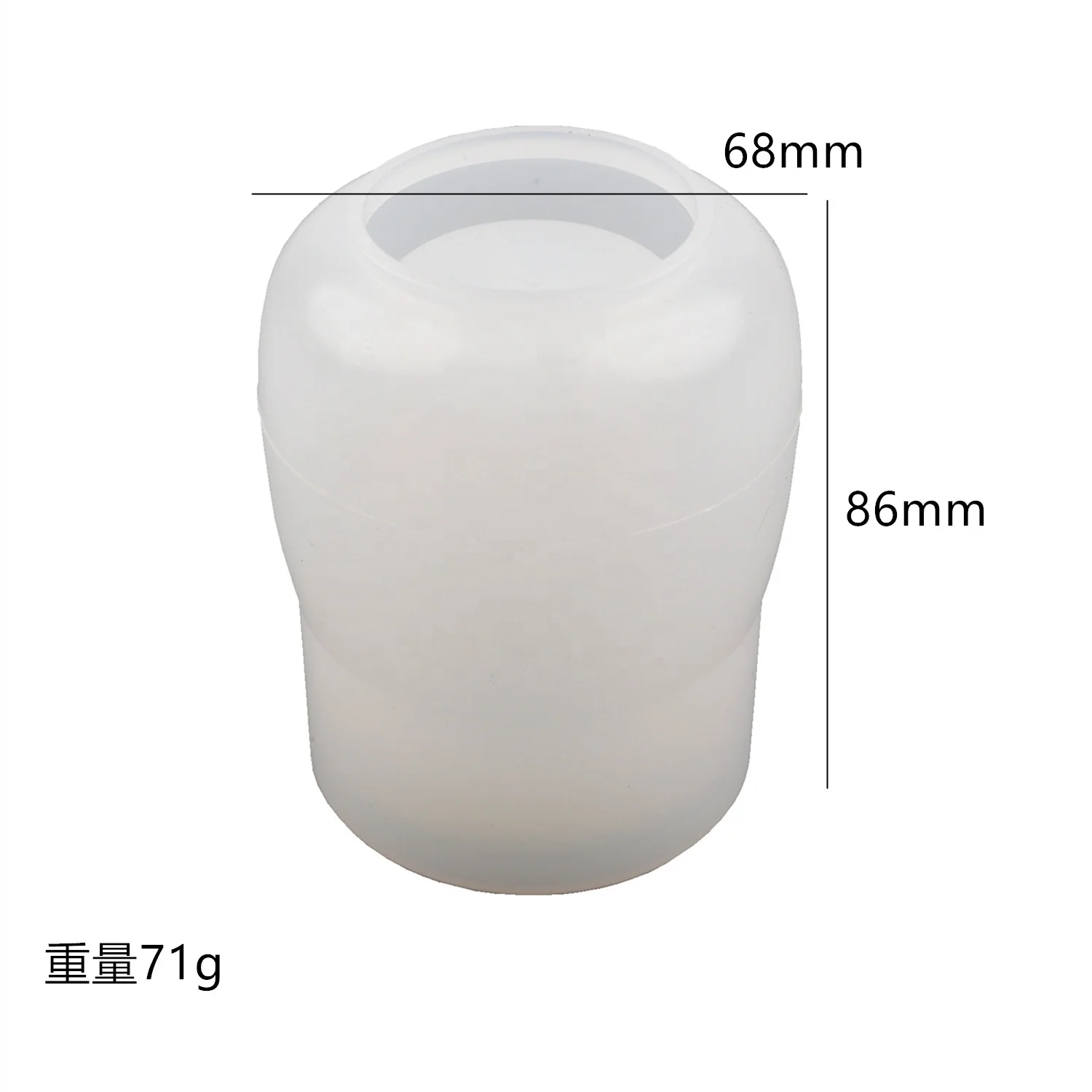 3D Silicone Jewelry Jar Craft Resin Casting Art Silicon Storage Mold for Epoxy Resin Molds