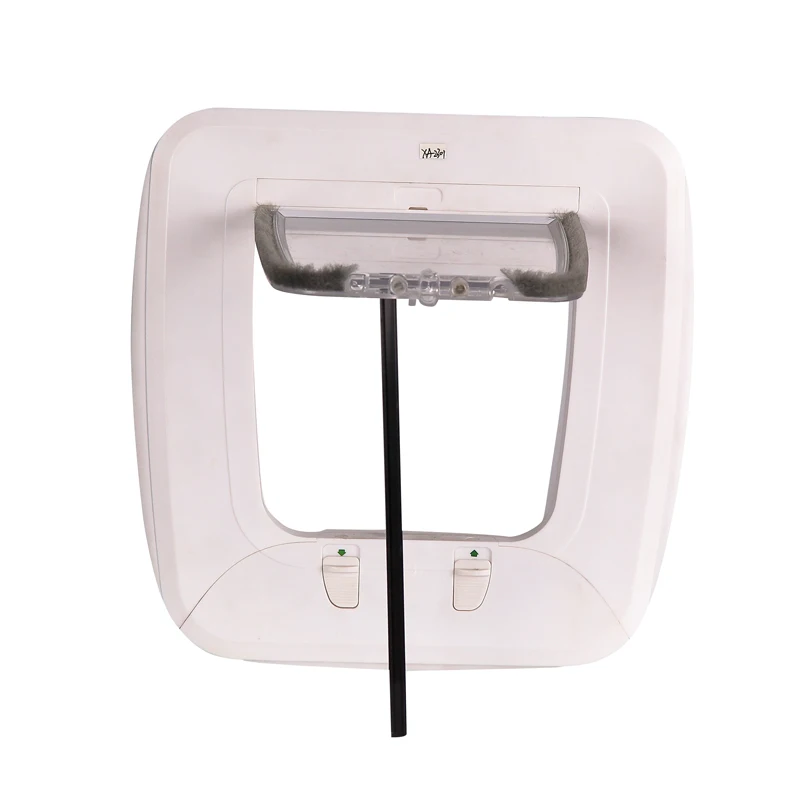 For Dogs Other Pet Products Sustainable Pet Door White & Brown ABS + PC 4 Ways Magnetic Cat Door 170x175mm 188x250mm