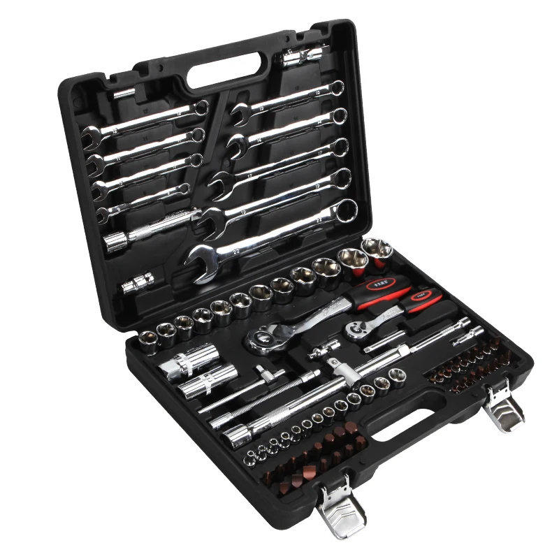 KAFUWELL SS3388A High Quality Hand Car Repair Tool Ratchet Handle Socket Wrench Tool Sets