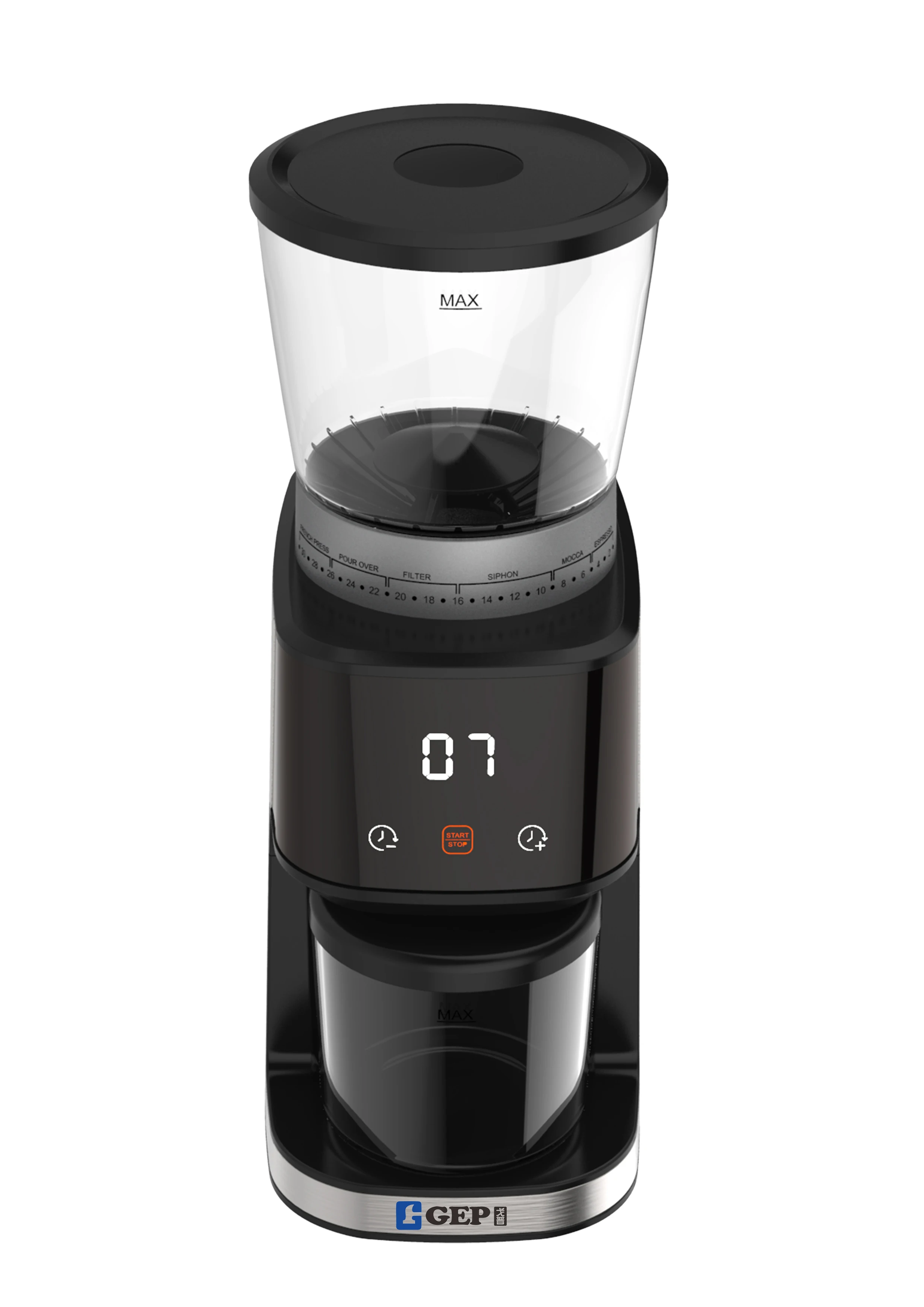 Tik Tok Hot Sale Smart Home Appliances Electric Conical Burr Coffee Bean Grinder Espresso Coffee Grinder turkish coffee grinder