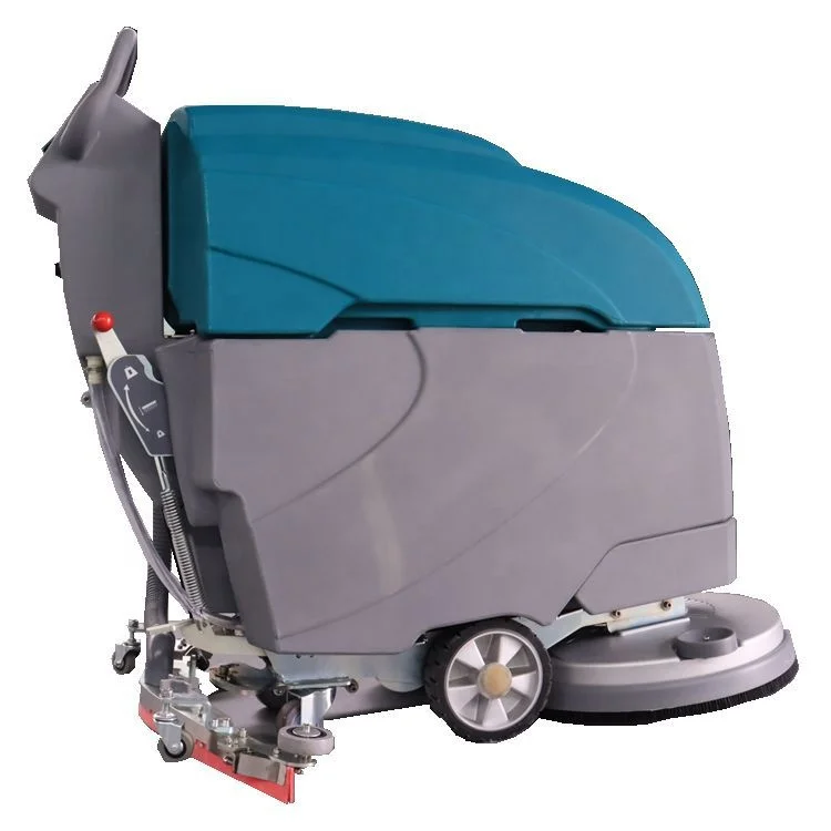 Cleaning hand held Battery Hand Walk Behind Floor Scrubber Autoscrubber Concrete Marble Tile Granite Floor Sweeper machine