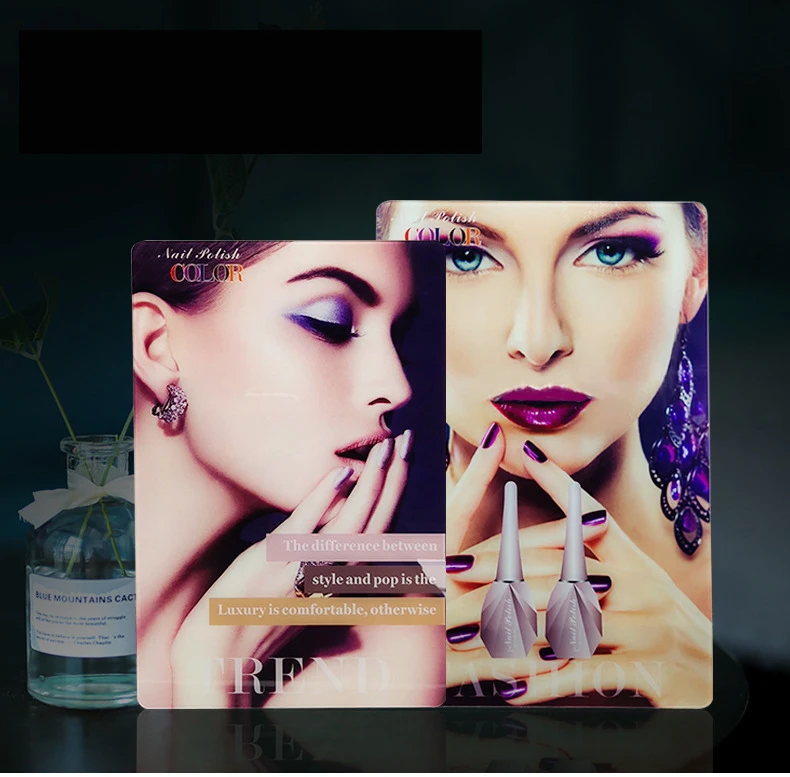 New Embedded 270 Colors Nail Books Manicure Display Card Chart Polish Color Nail Gel Display Book For Nail Salon