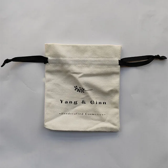 Wholesale Erringbone Twill Linen Cotton Dust Bags For Handbag Custom High End Wallet Purse Hat Shoe Perfume Dust Bags