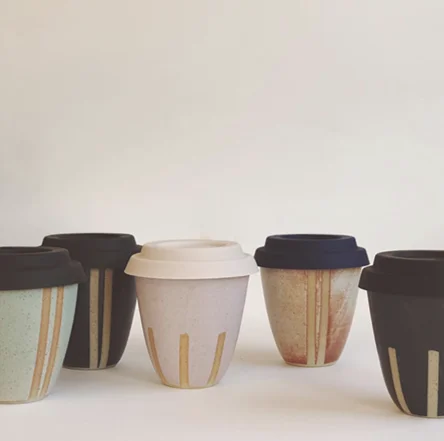 Новое поступление, небольшая дорожная керамическая кружка для кофе с узором на заказ и силиконовой крышкой