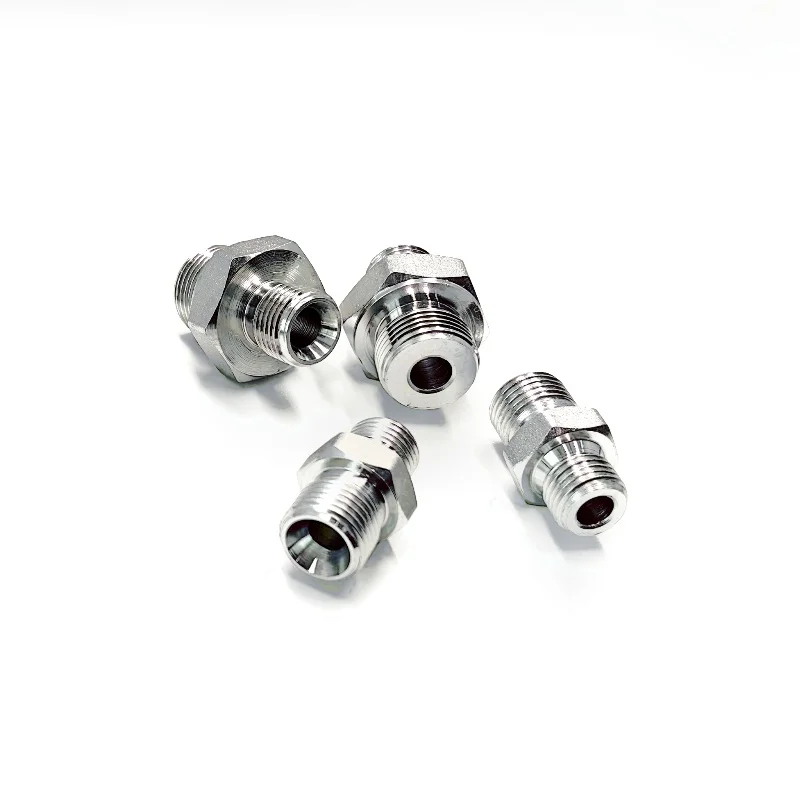 Hot selling hydraulic adapter O-ring flat seal hydraulic rotary joint hydraulic connector type