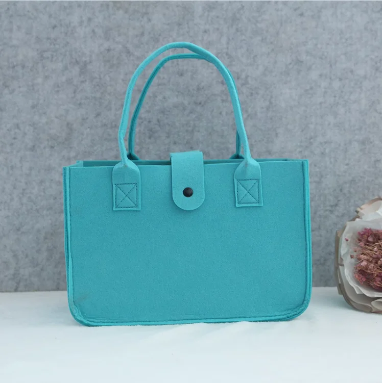 Office Felt Bags Large Shopping Bag Felt Tote Party Recycled Felt Tote Bag