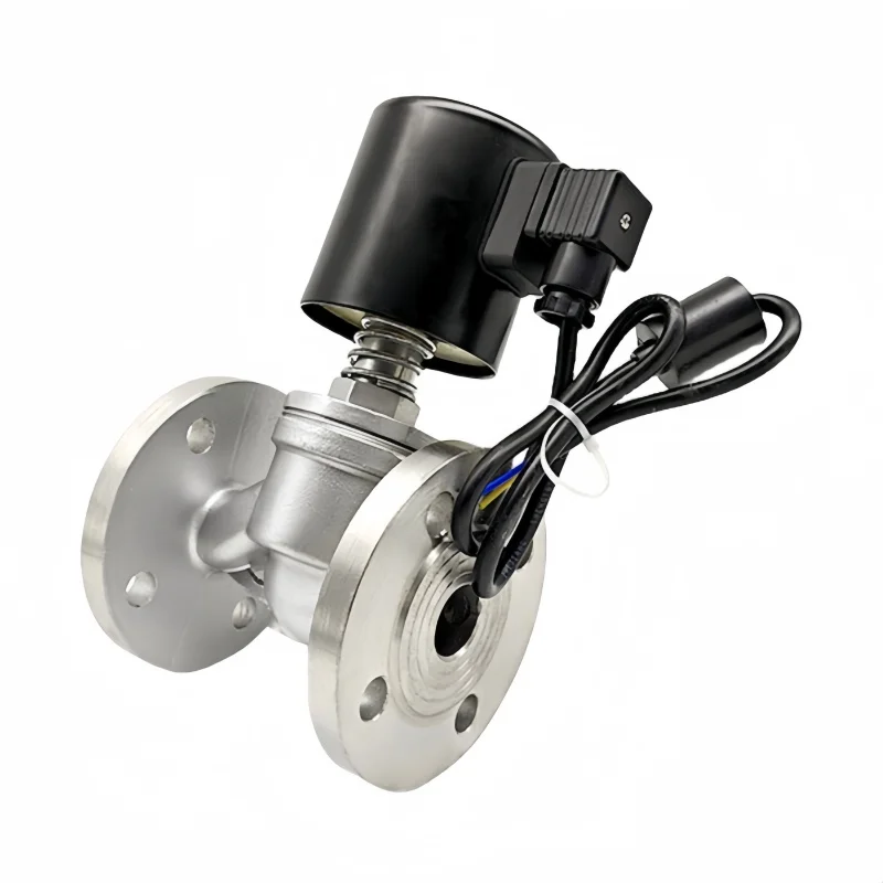 316L Stainless Steel Piston Integrated HighTemperature Steam Solenoid Anti-Corrosion 220V Electric Control Water Valve