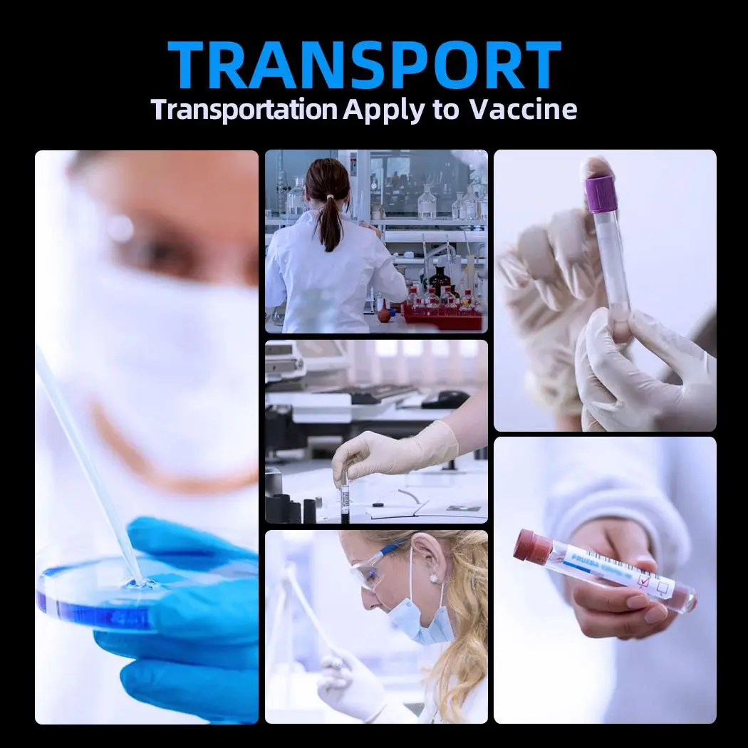 Reusable VIP Foam Insulated Vaccine Container Blood Sample Transport Cooler Box