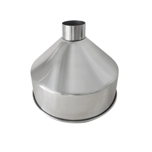 Custom Size 304 316 Inox stainless steel large powder liquid dosing stainless steel funnel  Custom 304 Large Funnel