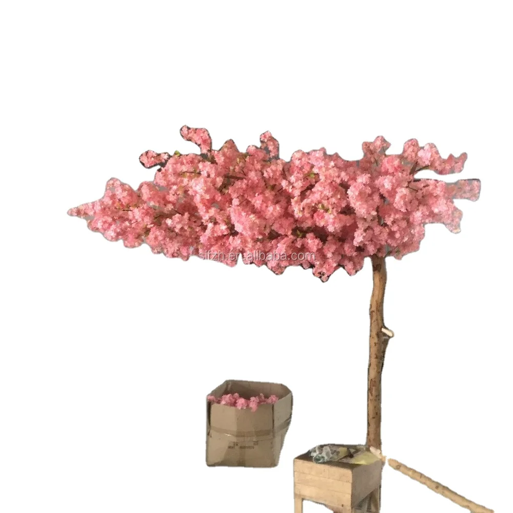 Artificial pink indoor cherry blossom tree wedding cherry blossom tree Japan cherry blossom