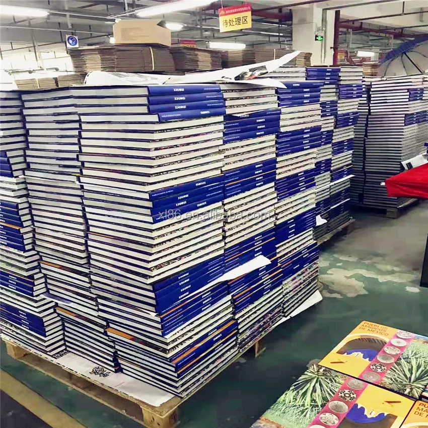 film lamination surface finish Soft cover book custom  printing factory