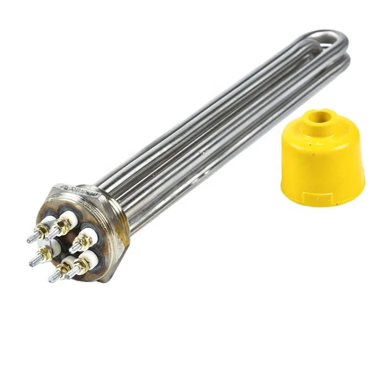 58 Stainless Steel Hex HD Thread Electric Heating Rod Water tank Pipe Flange