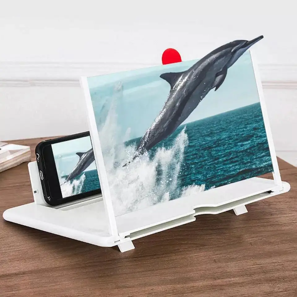 Увеличенное стекло увеличительное новейшее определение увеличенное 3d видео держатель для настольного компьютера поставщик Hd усилитель экрана мобильного