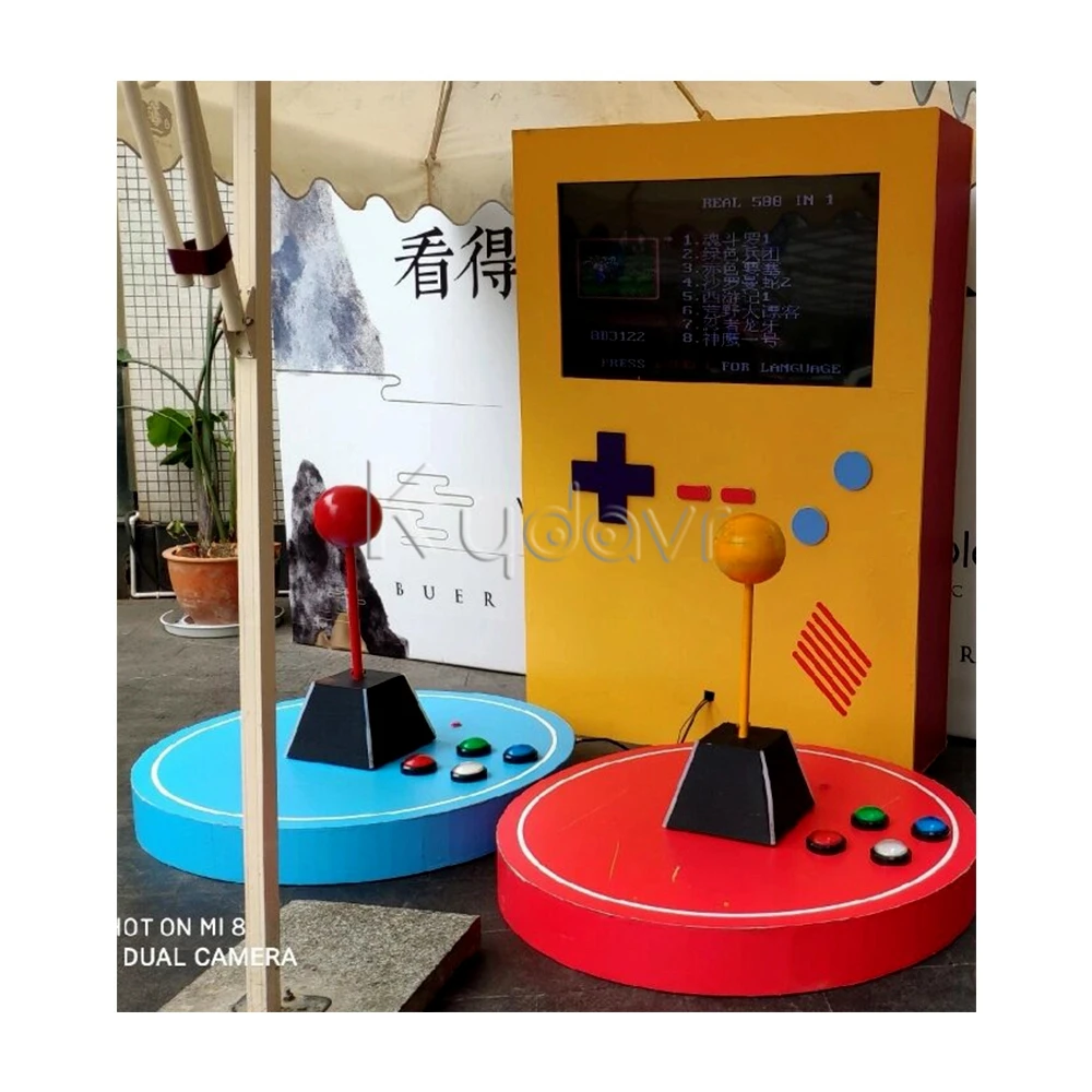 Outdoor indoor giant commercial amusement park electric luxury coin operated joystick interactive multi arcade game console