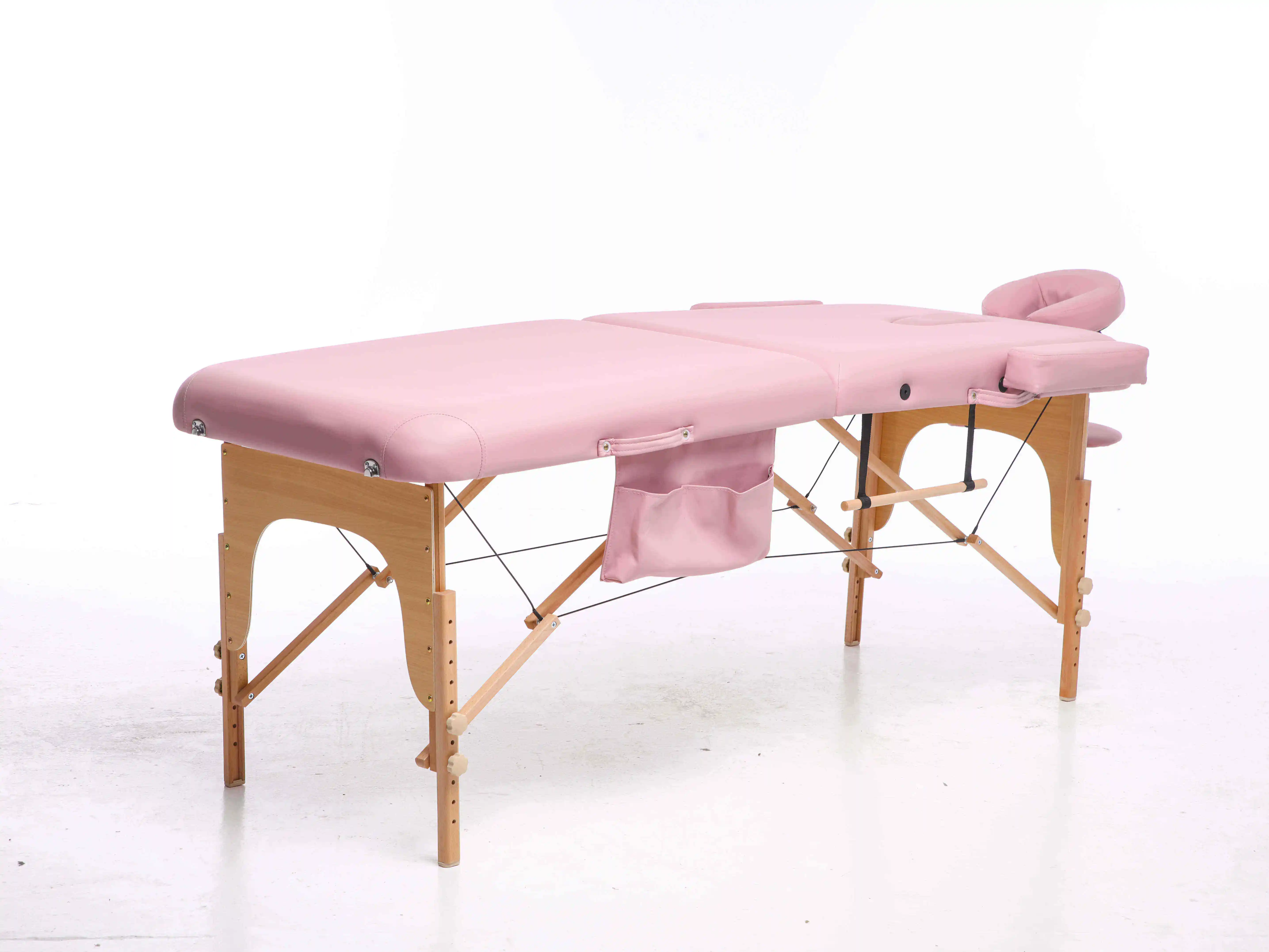Factory Wholesale Cheap Portable Massage Table Foldable Wooden Thai Massage Table Beds For Full Body Massage