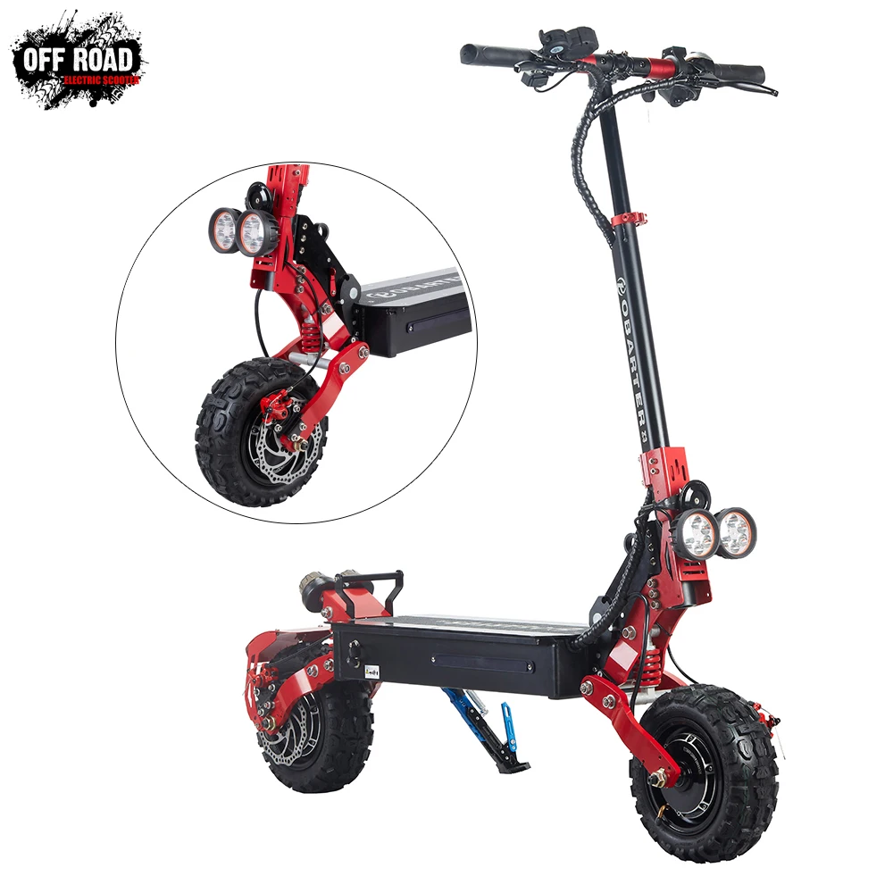 EU Warehouse Powerful 1200W x2 E Motor Dual Oil Hydraulic Brake E-Scooter Electric Scooter