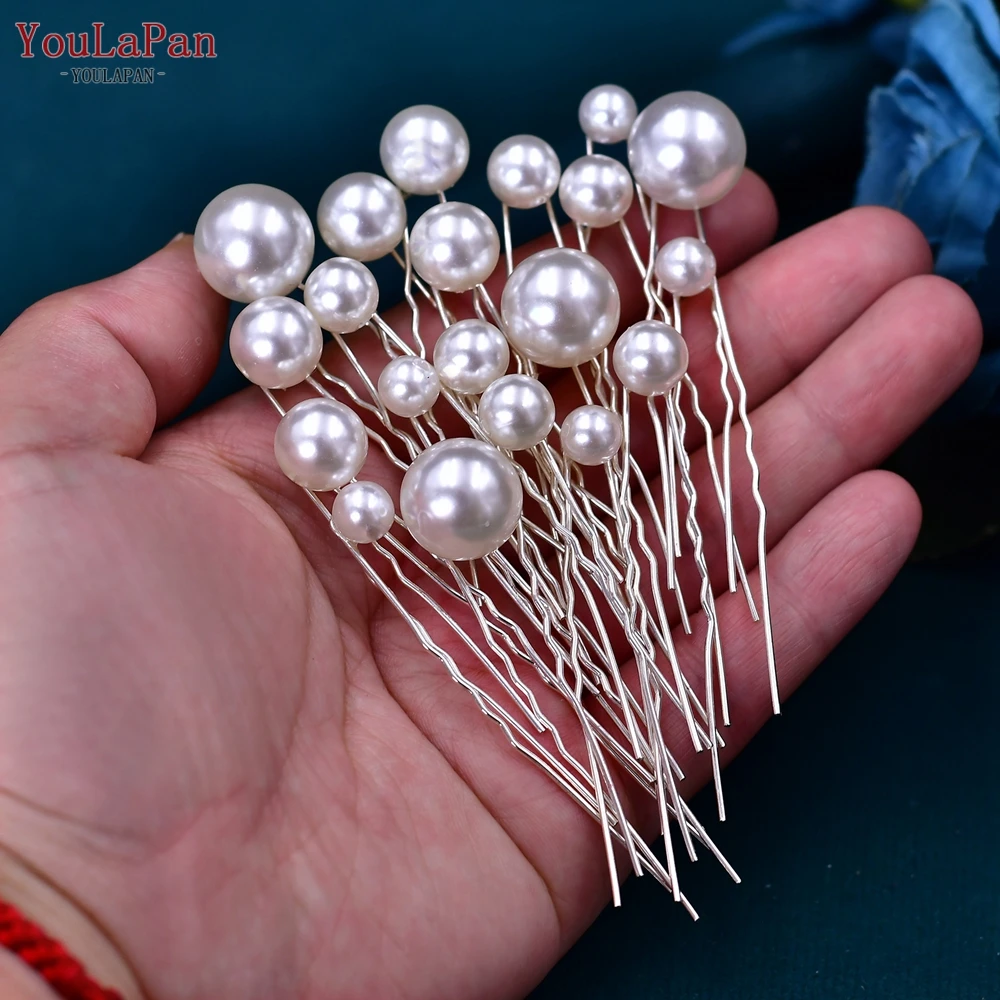 Новинка, жемчужные шпильки для волос, 20 шт.