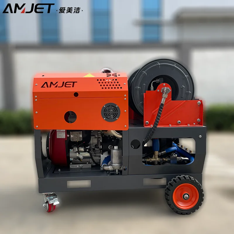 AMJET High-Pressure Pipeline Dredging Machine Sewer Cleaning Machine