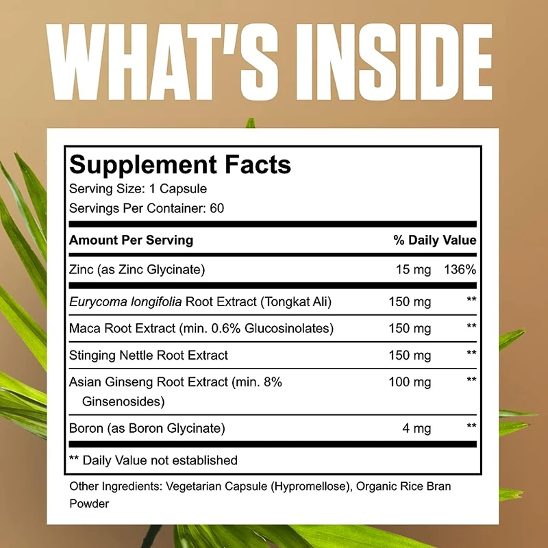 Best Selling Products 2024 OEM Dietary Supplement For Men Energy Booster Endurance Supplement Male Enhancement Capsules