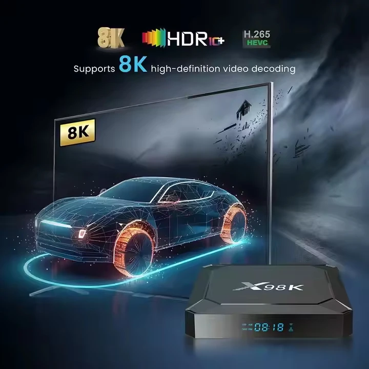 Best TV Media Player Global TV RK3528 8k Android 13 x98k Smart Android Tv Box No reviews yet